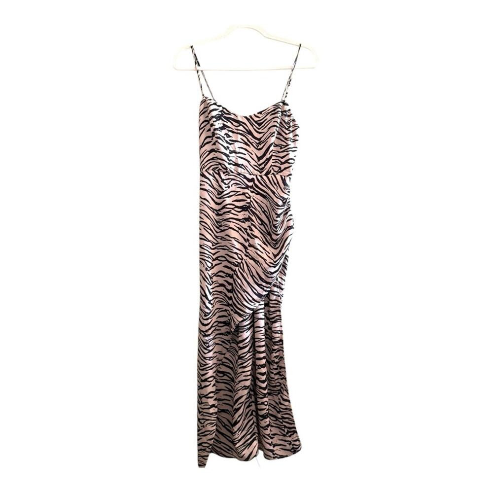 Resa Jessica Animal Print Slit Dress Size XS